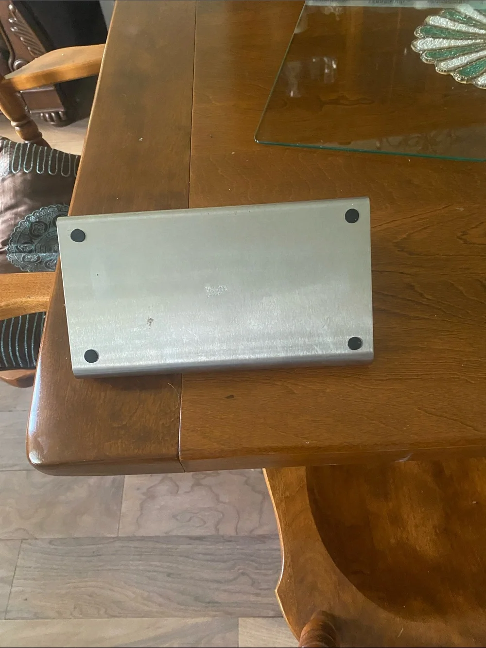 Stainless Steel Glass Cookbook/Tablet Stand with Conversion Chart